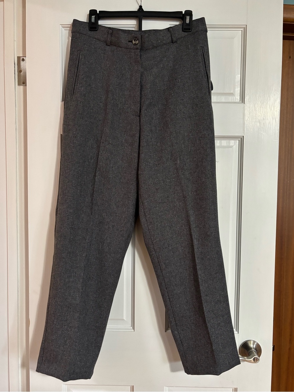 Alia Women's Gray Tailored Dress Pants
